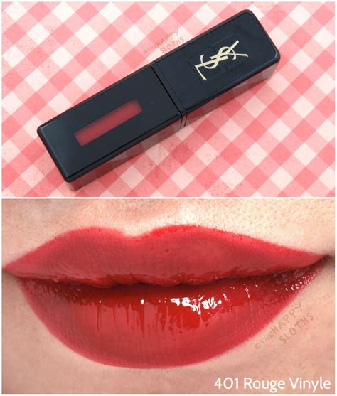 ysl lipstain 401|ysl rouge vinyl 401 review.